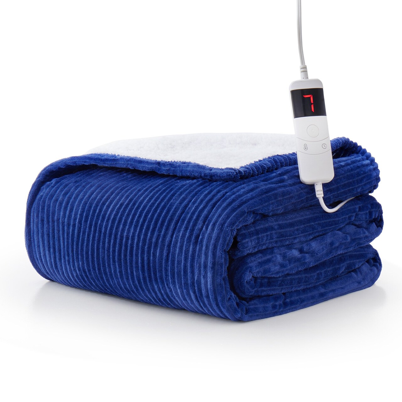 Peace Nest Ultra Soft Flannel Electric Heated Blanket With 10 Heating Levels Auto Shut-Off Flush Heated Throw Blanket